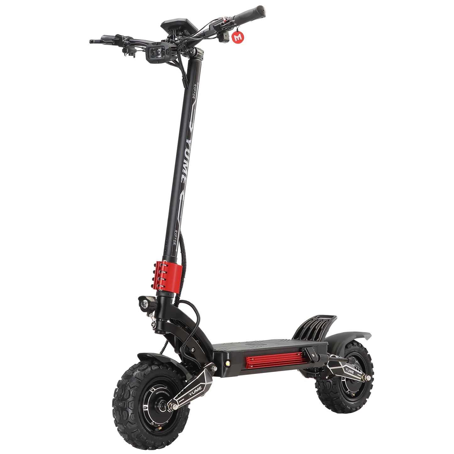60V Raptor Road Dual Motor Electric Scooter 250W Brushless Motors 150kg Capacity 11 Inch Foldable Wheels Smart Digital