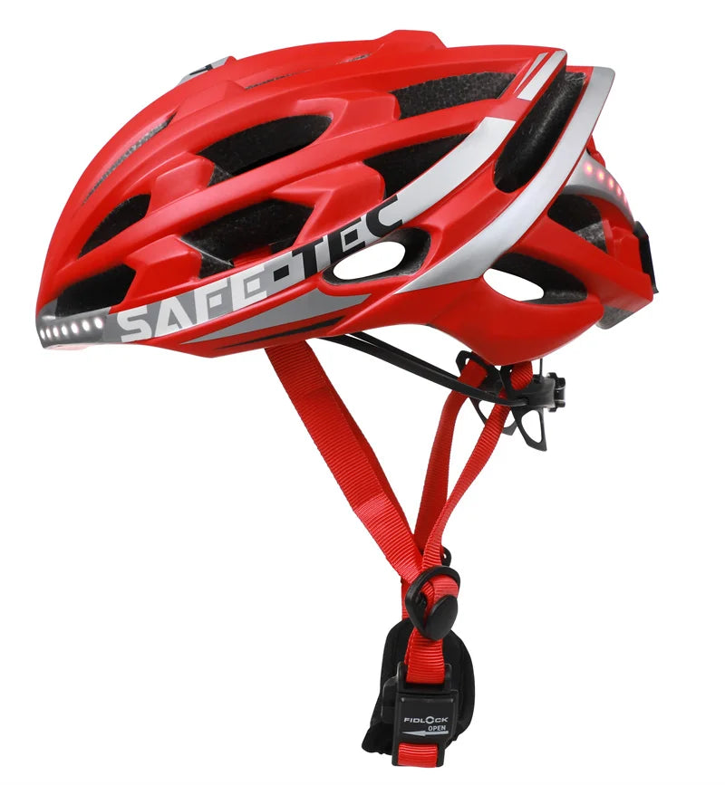 Mountain Bike Caaque LED Light Bicycle Wireless MTB Road Bike Scooter PC Electric Smart Cycling Helmet