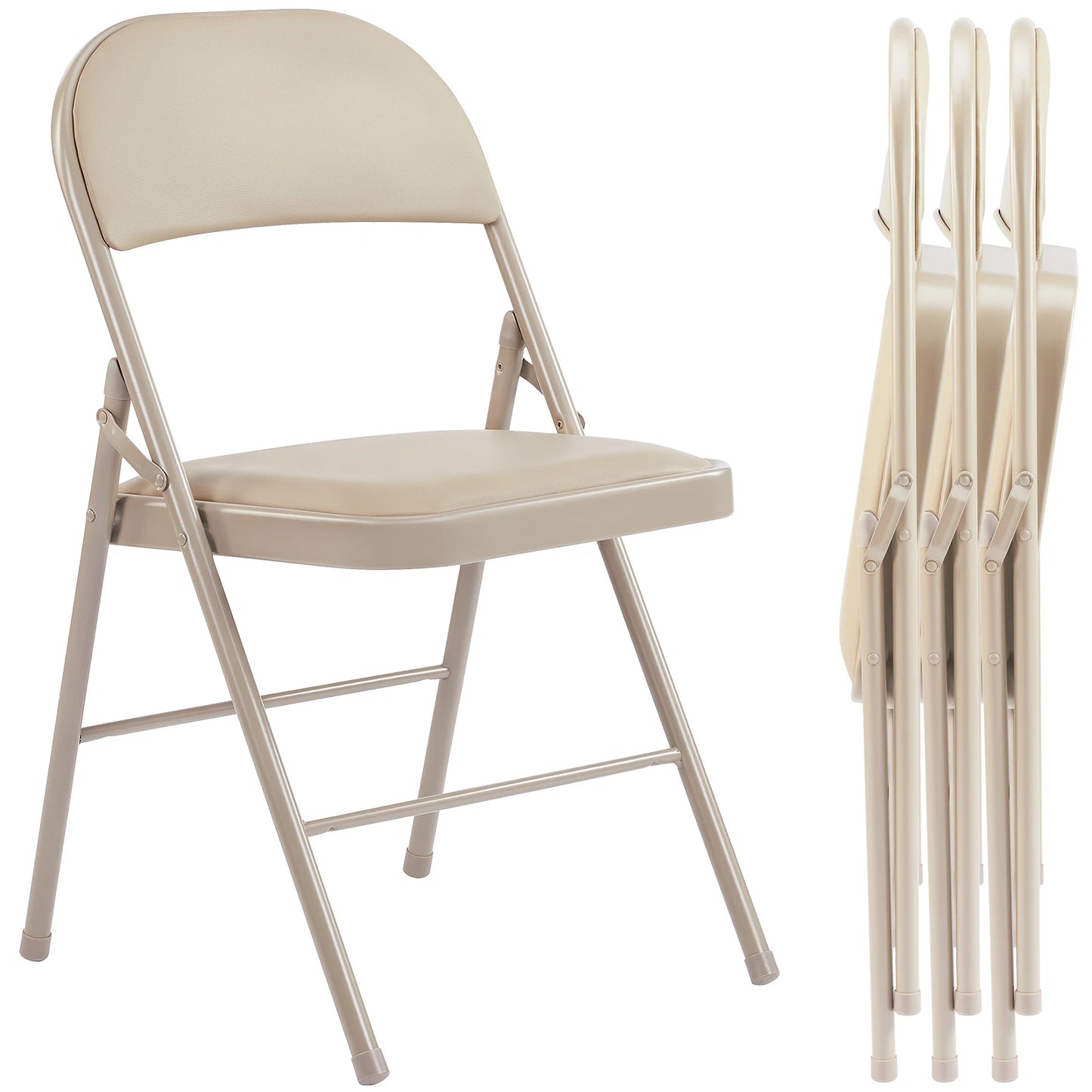 JHK leather folding chairs