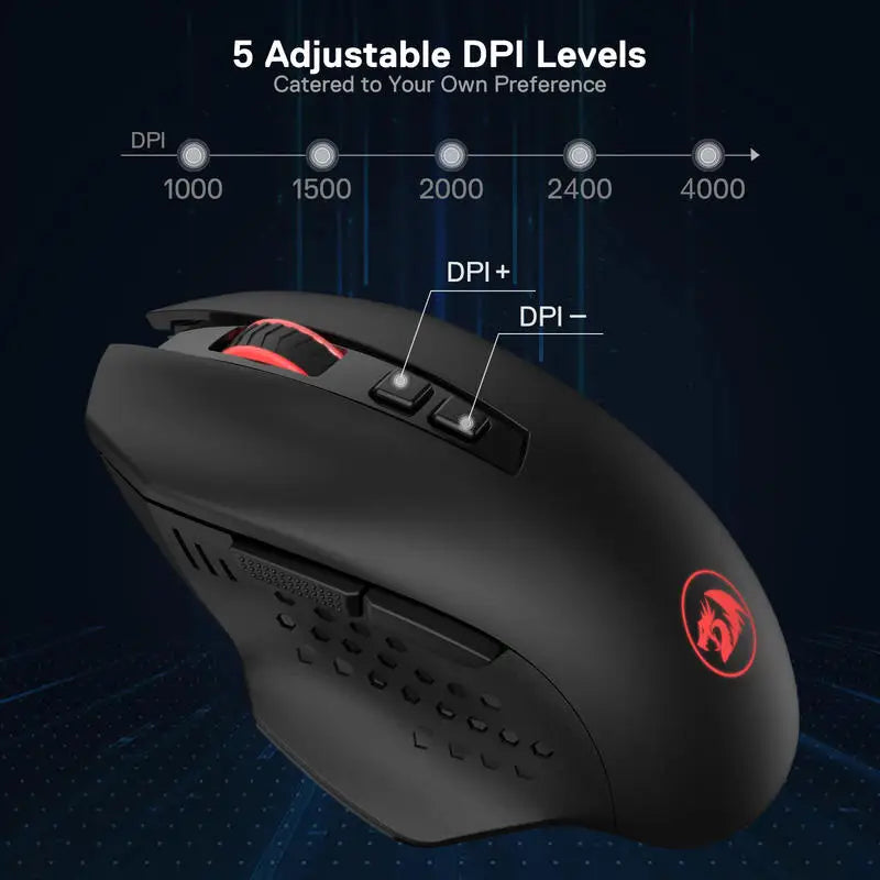 Redragon M656 wireless gaming mouse, 4000 DPI