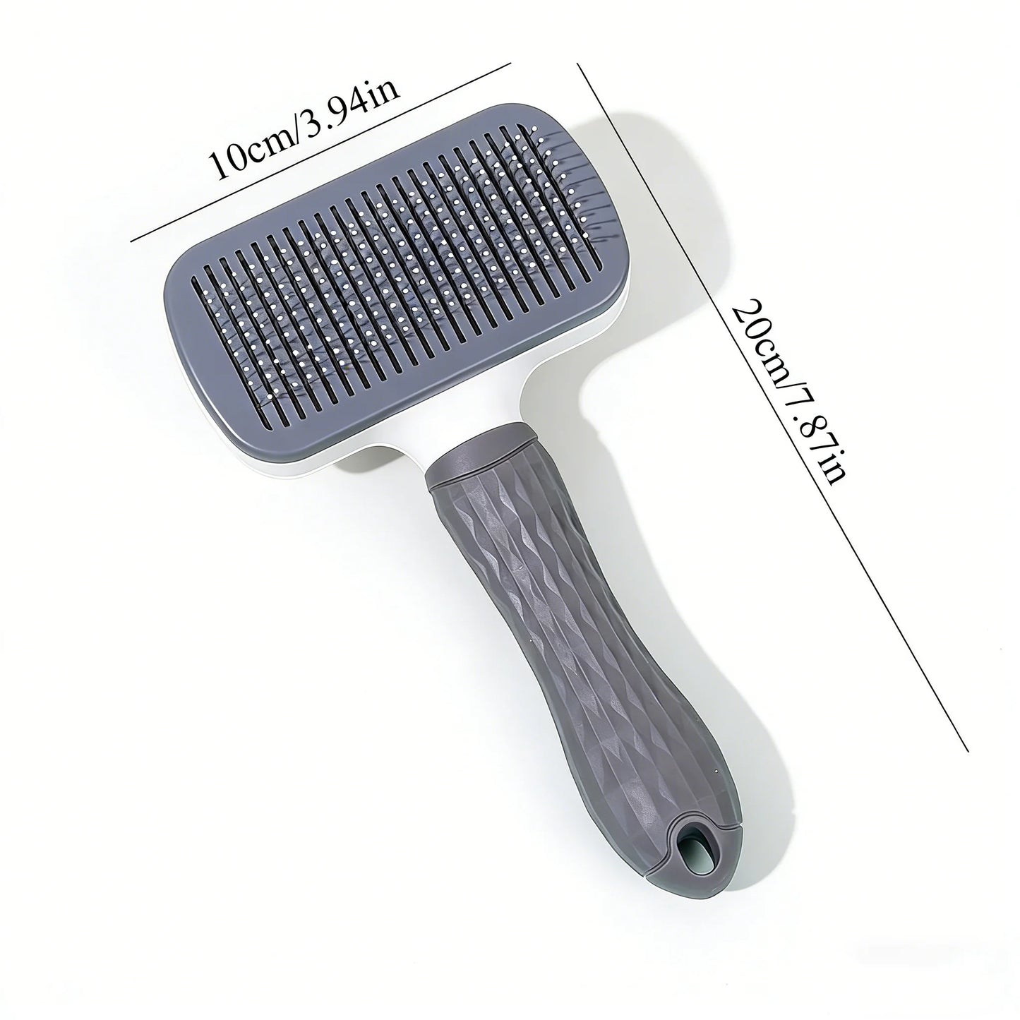 One‑click pet brush removes loose hair instantly.