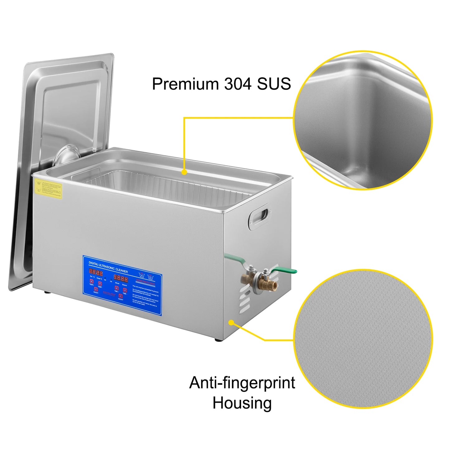 1.3L 2L 3L 6L 10L 15L 22L 30L Ultrasonic Cleaner Lave-Dishes Portable Washing Machine Ultrasound Home Clean Appliances