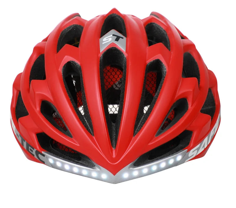 Mountain Bike Caaque LED Light Bicycle Wireless MTB Road Bike Scooter PC Electric Smart Cycling Helmet