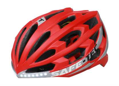 Mountain Bike Caaque LED Light Bicycle Wireless MTB Road Bike Scooter PC Electric Smart Cycling Helmet
