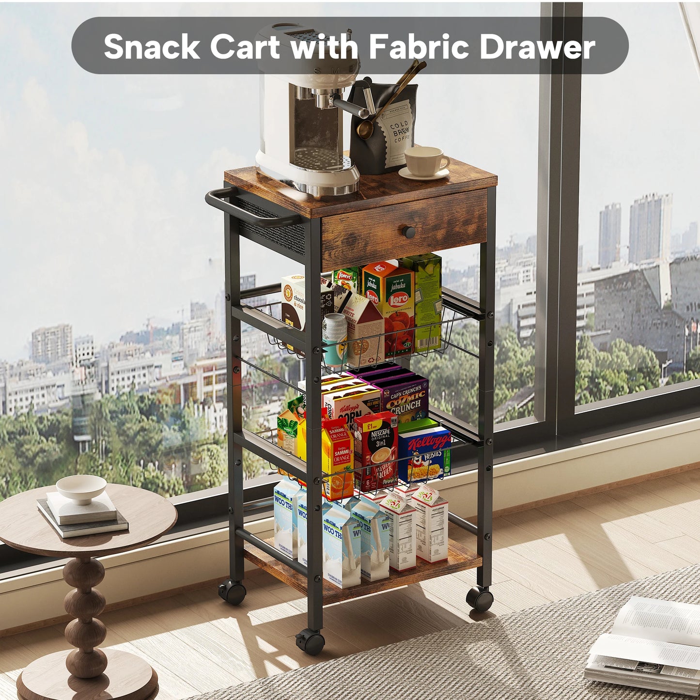 Kitchen Organizer Storage Cart