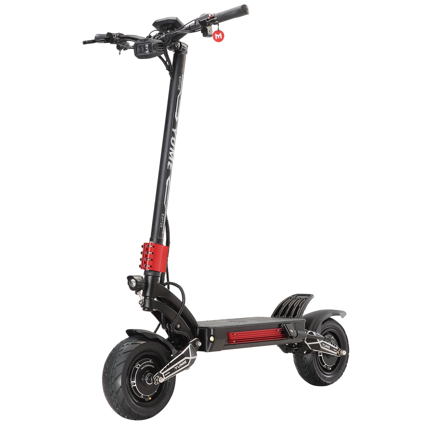 60V Raptor Road Dual Motor Electric Scooter 250W Brushless Motors 150kg Capacity 11 Inch Foldable Wheels Smart Digital