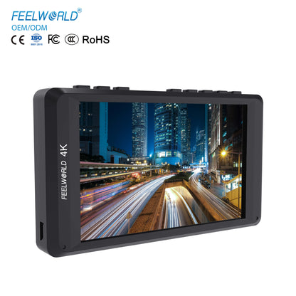 4.5" IPS On-Camera Monitor DSLR Field Monitor HDMI Input Output HD 1280x720 Field Monitor for DSLR