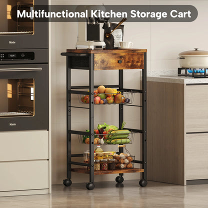 Kitchen Organizer Storage Cart