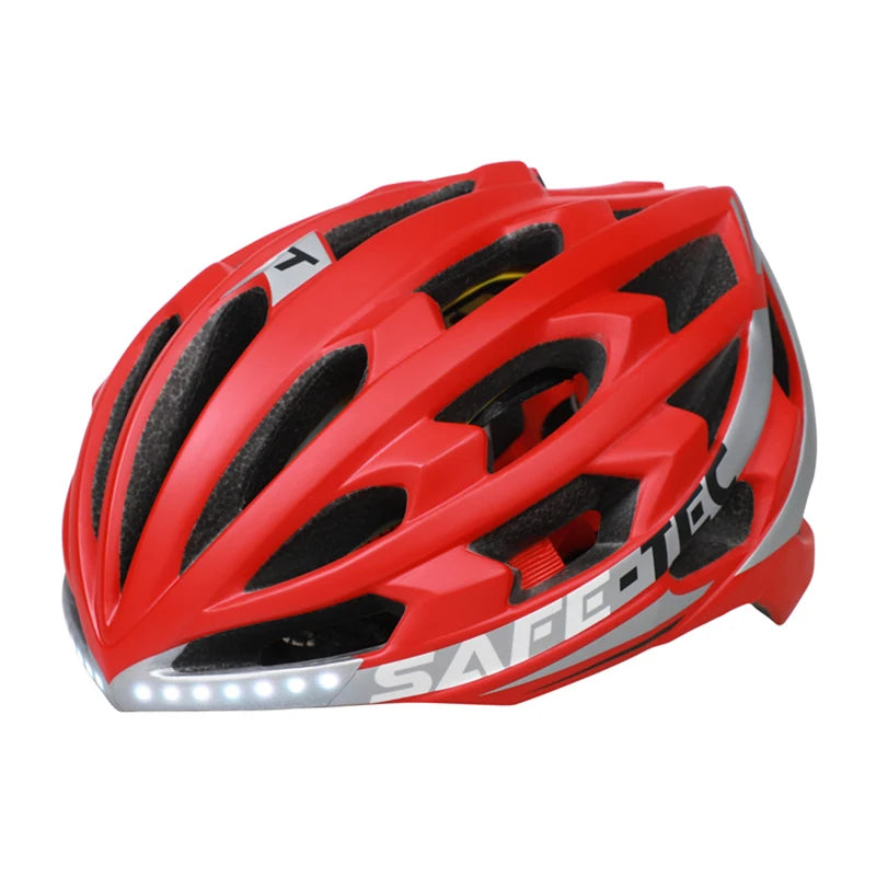 Mountain Bike Caaque LED Light Bicycle Wireless MTB Road Bike Scooter PC Electric Smart Cycling Helmet