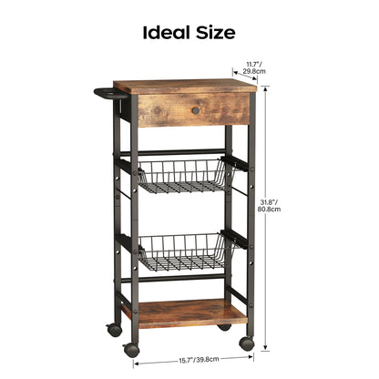 Kitchen Organizer Storage Cart