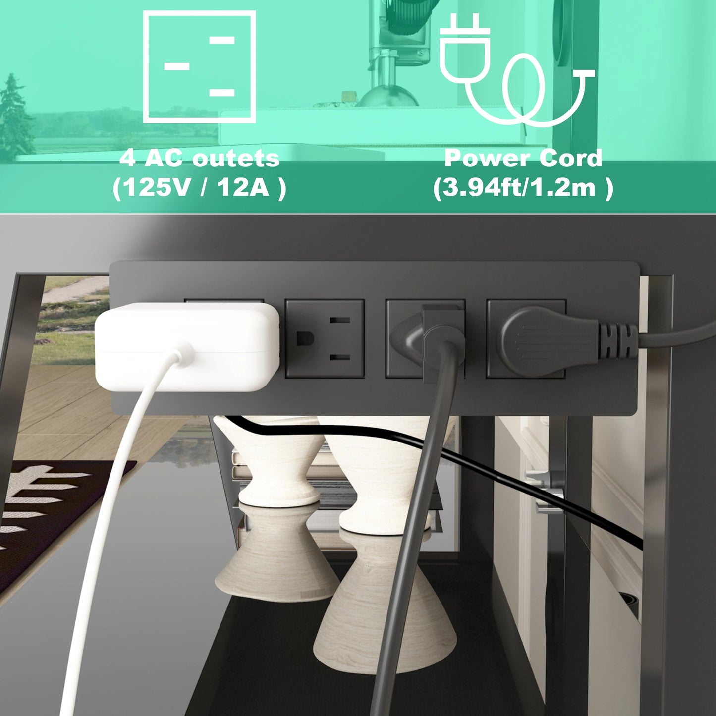 Height Adjustable Swivel TV Mount For Flat Screens.