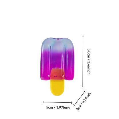 Cube Sensory Squeeze Toy Ice Cream Color Squishy Stress Relief Fidget Toys Children Adults Collectable