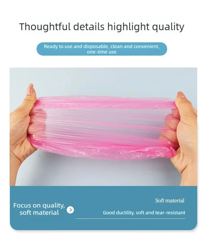 Disposable Shower Cap Covers Sauna Accessories Transparent and Waterproof Disposable Hair Caps Bathroom Products Home
