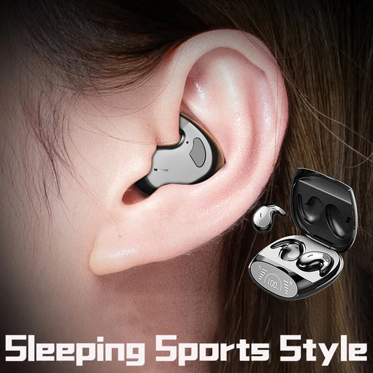SK ultra-thin sleep earbuds: invisible, waterproof, Bluetooth