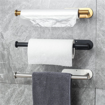Adhesive Kitchen Paper Towel Holder And Bathroom Organizer.