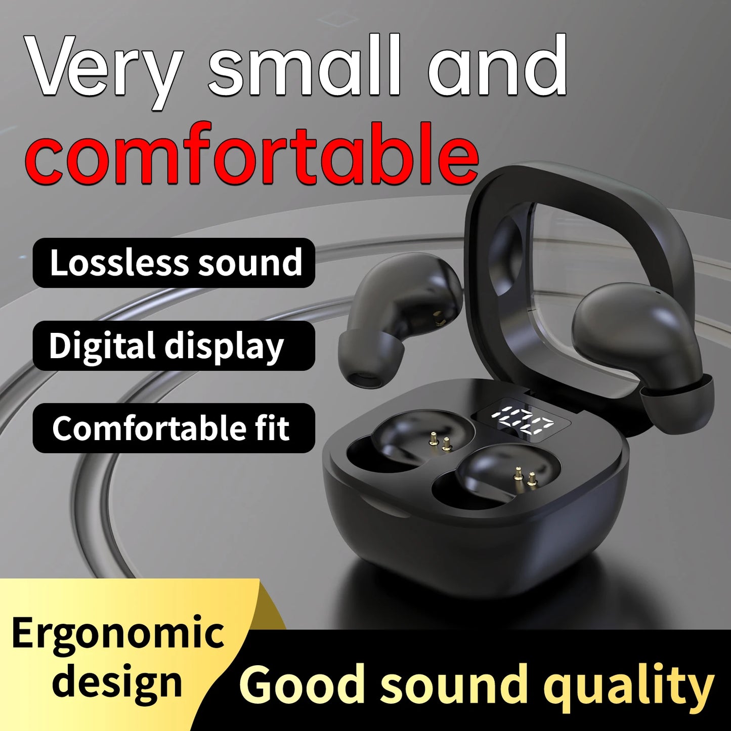 Tiny invisible Bluetooth earbuds discreet, comfortable, secure
