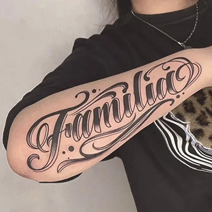 Juice Tattoo Sticker Herb Semi-permanent Waterproof Without Reflective Male Small Arm Personality Long Lasting Body Art Tattoos