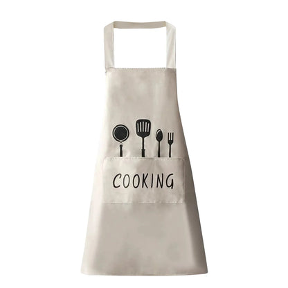 Fashion Cute Printed Apron Unisex Kitchen Cooking Apron Suitable For Cleaning Gardening Handmade Kitchen Cooking