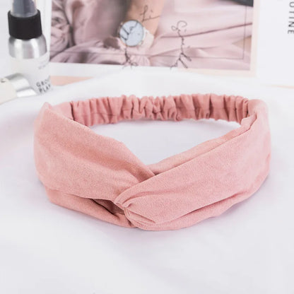2026 New Design Fashion Women Summer Style Headbands Bohemian Girl Cross Turban Bandage Bandanas Hairbands Hair Accessories