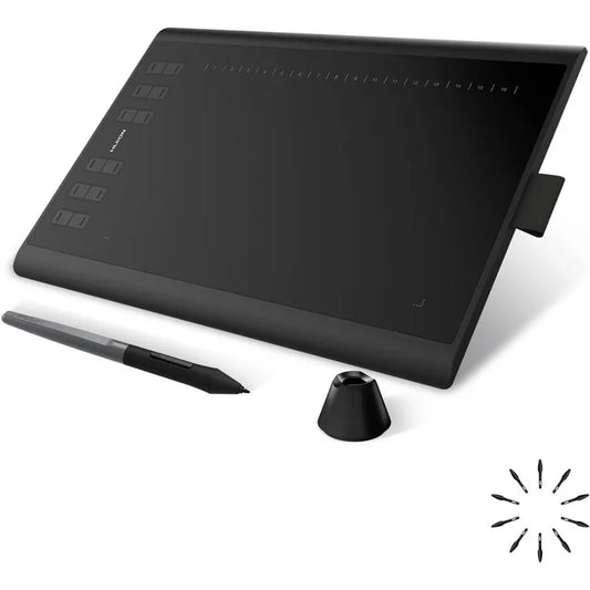 Professional tablet with customizable hotkeys for artists.