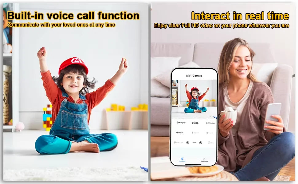 R27  Wireless camera High Definition Sports Mini Cam Portable Handheld Multi Scene Shooting Home Outdoor Recorder