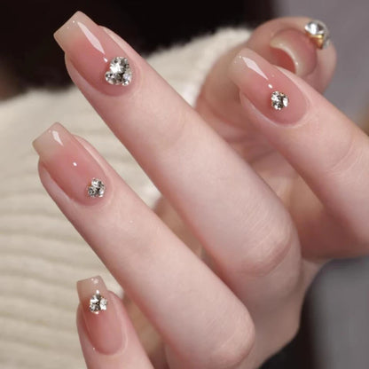 10Pcs 3D K9 Clear Nail Art Rhinestones 2-6mm Sparkle Mini Diamonds Nail Art Decorations DIY Phone Case Crafts Manicure Accessory