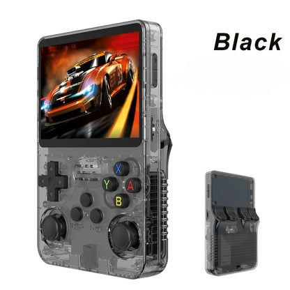 Portable retro gaming console with massive game storage.
