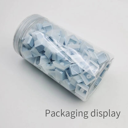 129Keys Keyboard Keycap OEM Profile PBT Material Key Cap for Mx Hot Swap Mechanical Keyboard Switch Transparent Pudding Keycaps