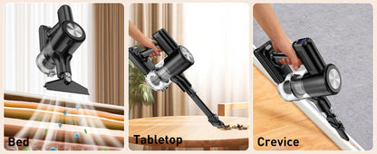 55Kpa Cordless Vacuum With Long Runtime And Anti‑Tangle.