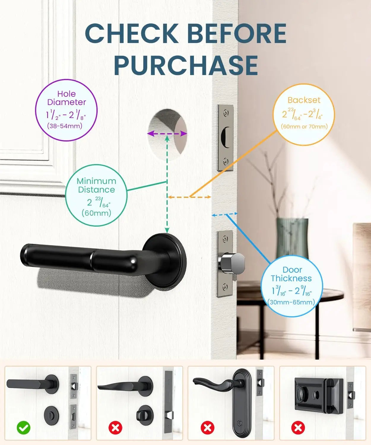 Fingerprint Smart Door Lock With Keypad Auto‑Lock.