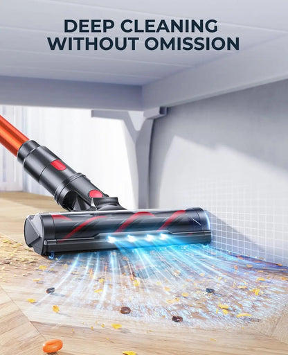 450W Cordless Vacuum Touch Screen And Detachable Battery.