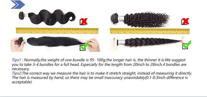 Deep Wave Human Hair Bundles And Weaves 22 24 26 Inch Burmese Curly Hair Bundles With Closure Human Hair 100% Raw Hair Bundles Deals And 4x4 Lace Closure Transparent HD Swiss Lace Preplucked With Baby Hair Brazilian Hair Exte
