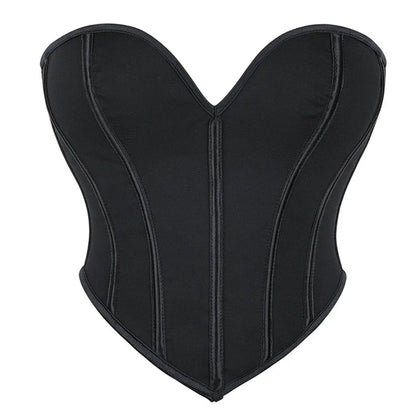 Women Summer Strapless Off Shoulder Corset Camis Crop Tops Backless Bustier Strapless Tube Corselet