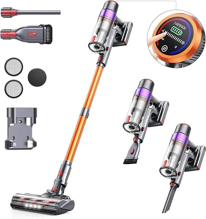 450W Cordless Vacuum Touch Screen And Detachable Battery.