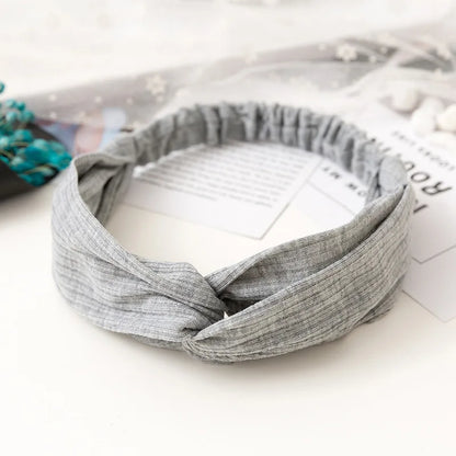 2026 New Design Fashion Women Summer Style Headbands Bohemian Girl Cross Turban Bandage Bandanas Hairbands Hair Accessories