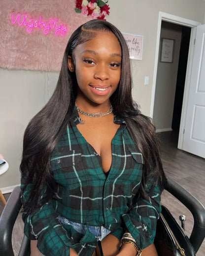 40 42 Inch Straight Human Hair Wigs 13x4 13X6 HD Lace Frontal Wig 300% Density Human Hair Remy Invisible Swiss Lace Wigs For Women