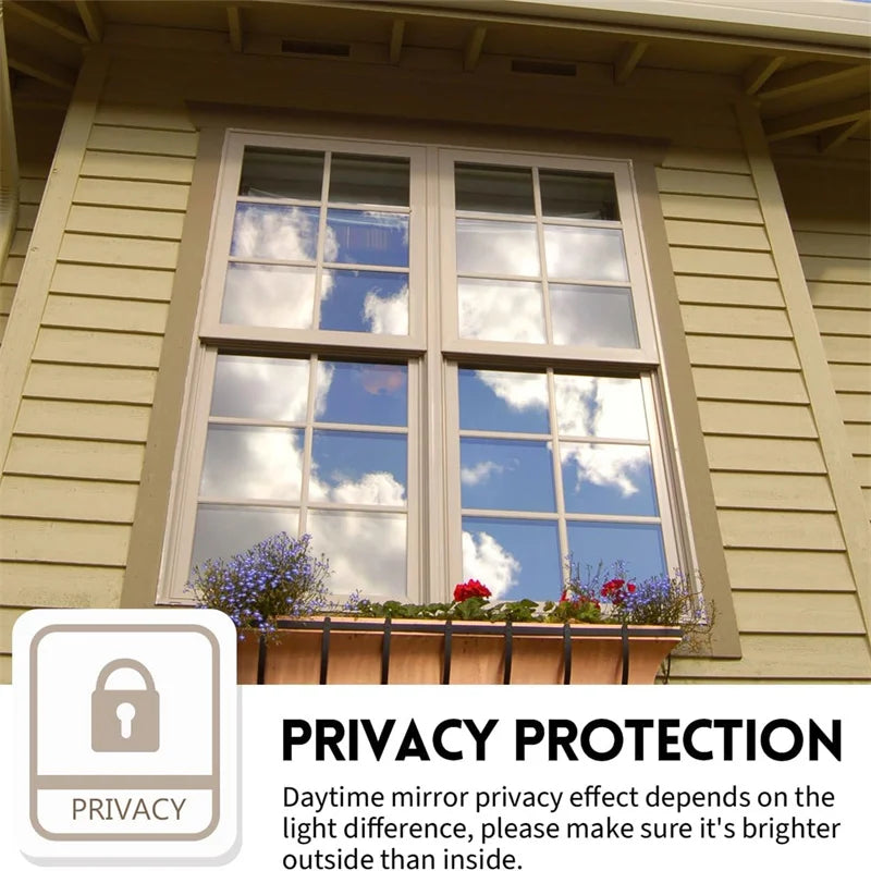 Privacy Mirror Window Film For Home And Office.