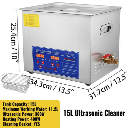 1.3L 2L 3L 6L 10L 15L 22L 30L Ultrasonic Cleaner Lave-Dishes Portable Washing Machine Ultrasound Home Clean Appliances