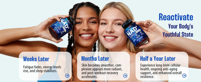 Supplement 1450mg NAD Resveratrol Supplement for Women and Men NAD+ Support Cellular Health Anti Aging 90 Count