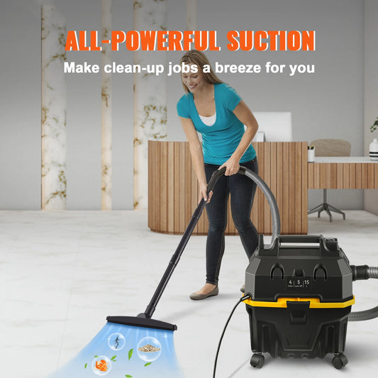 1200W Wet Dry Vacuum With Strong Suction And Blower.