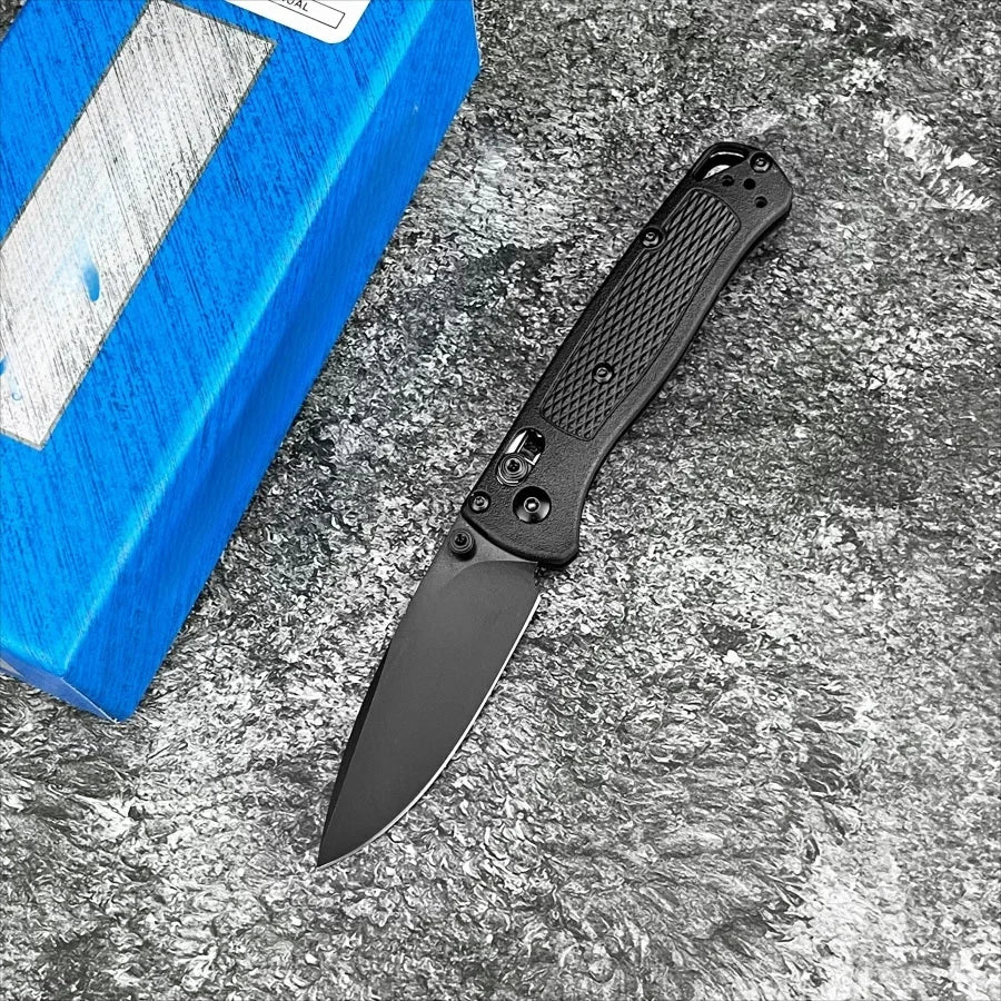 Axle Lock Folding Knife S30V Steel Blade Nylon Fiber Handle Outdoor Camping Survival EDC Practical Cutting Knife