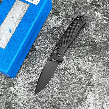 Axle Lock Folding Knife S30V Steel Blade Nylon Fiber Handle Outdoor Camping Survival EDC Practical Cutting Knife