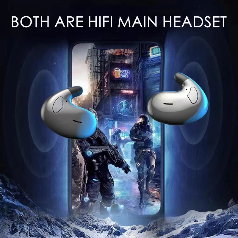 SK ultra-thin sleep earbuds: invisible, waterproof, Bluetooth