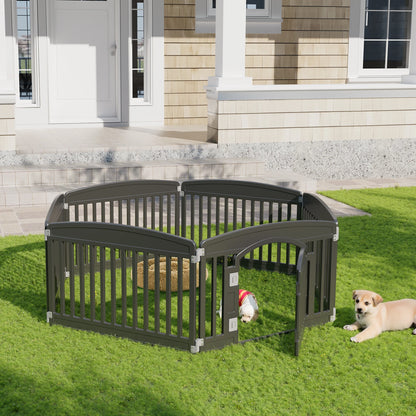 Durable Expandable Plastic Dog Playpen For Indoor Outdoor.