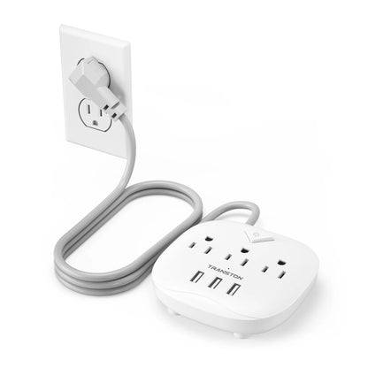 Power Strip With Switch And USB Quick Charge.