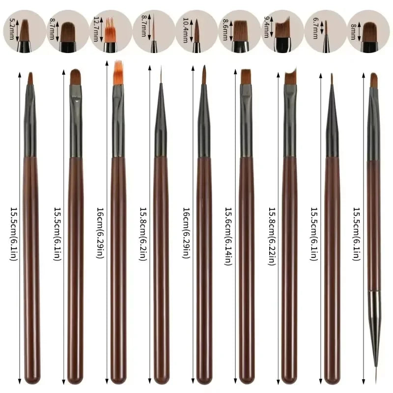 LINMANDA Nail Art Design Pen Painting Tools