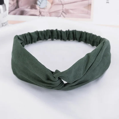 2026 New Design Fashion Women Summer Style Headbands Bohemian Girl Cross Turban Bandage Bandanas Hairbands Hair Accessories