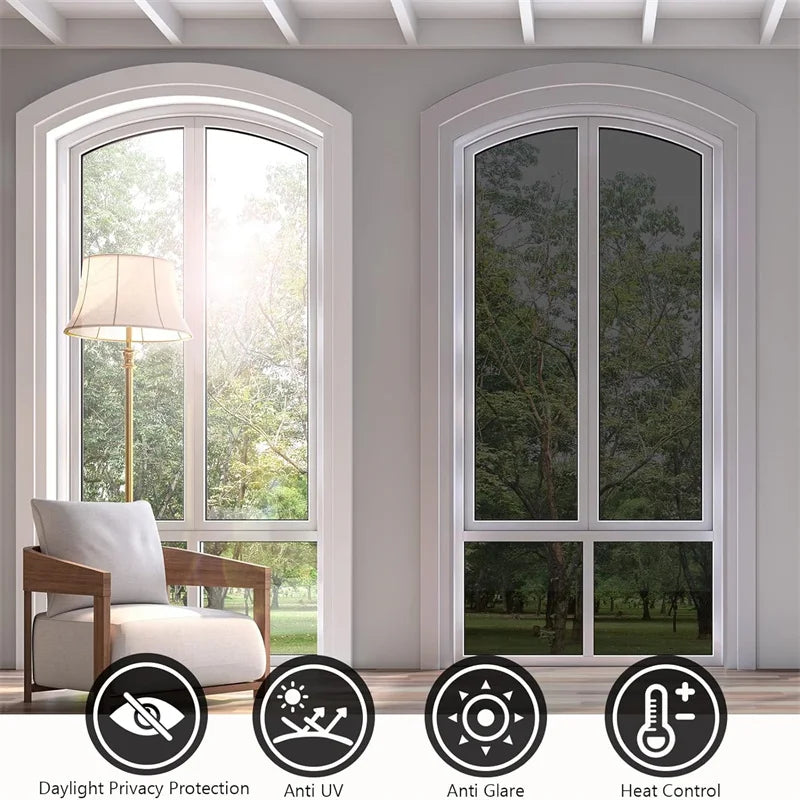 Privacy Mirror Window Film For Home And Office.