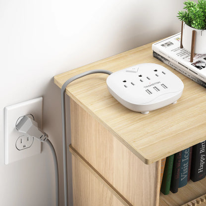 Power Strip With Switch And USB Quick Charge.