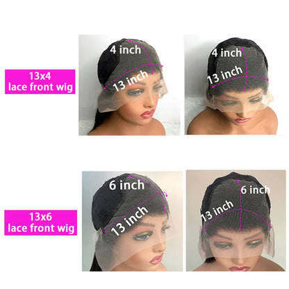 4/27 Highlight 13x6 Hd Lace Front Wigs Human Hair Wig 250 Density 40 44 Inch 13x4 Straight Lace Frontal Human Hair Wig For Women